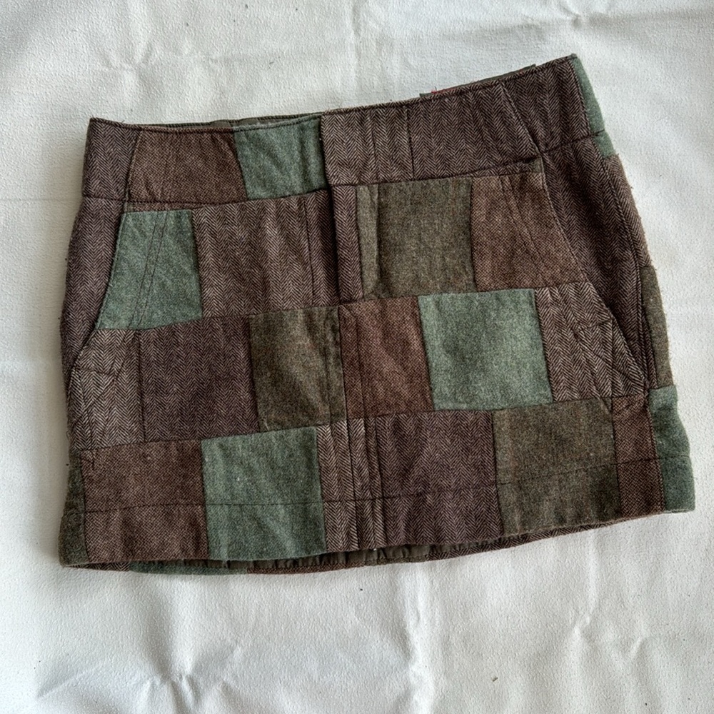 American Eagle Outfitters Wool Mini Skirt Size Zero